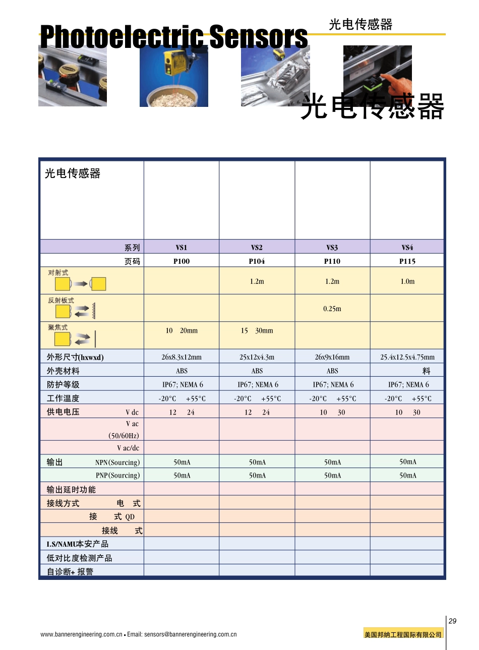 光电传感器选型指南_第2页