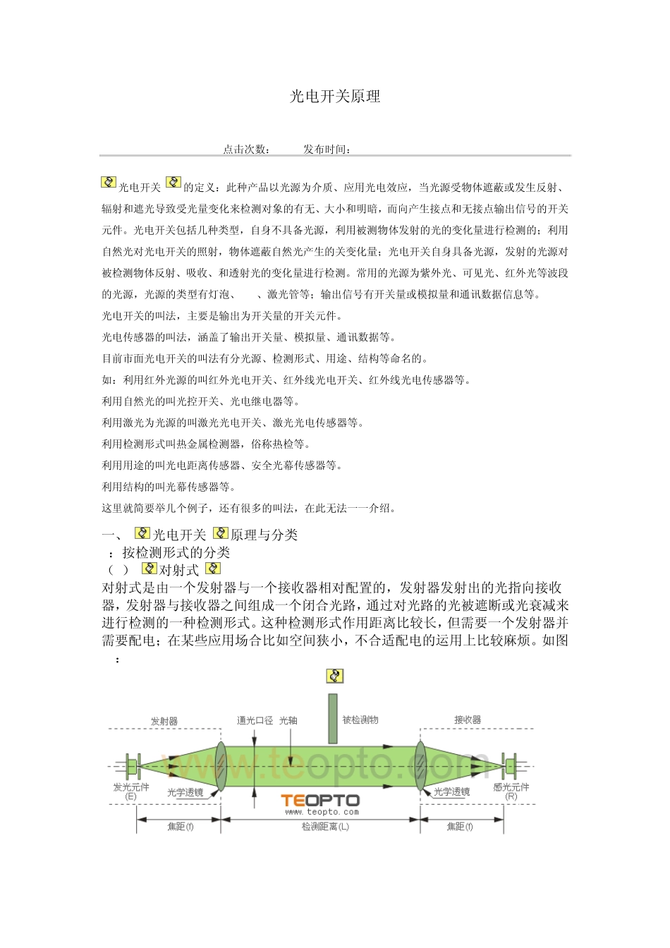 光电开关原理_第1页