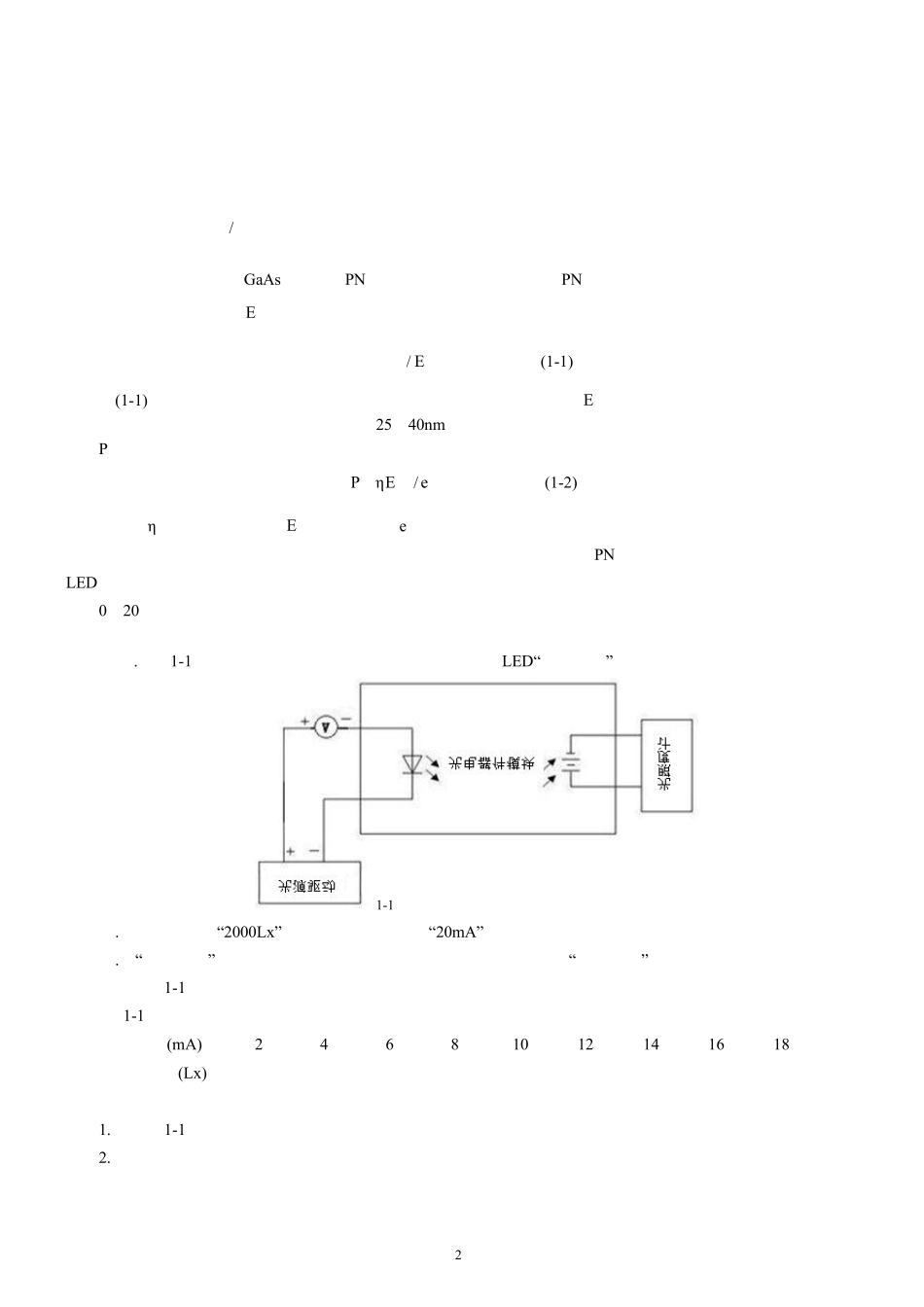 光电检测技术实验指导书_第2页