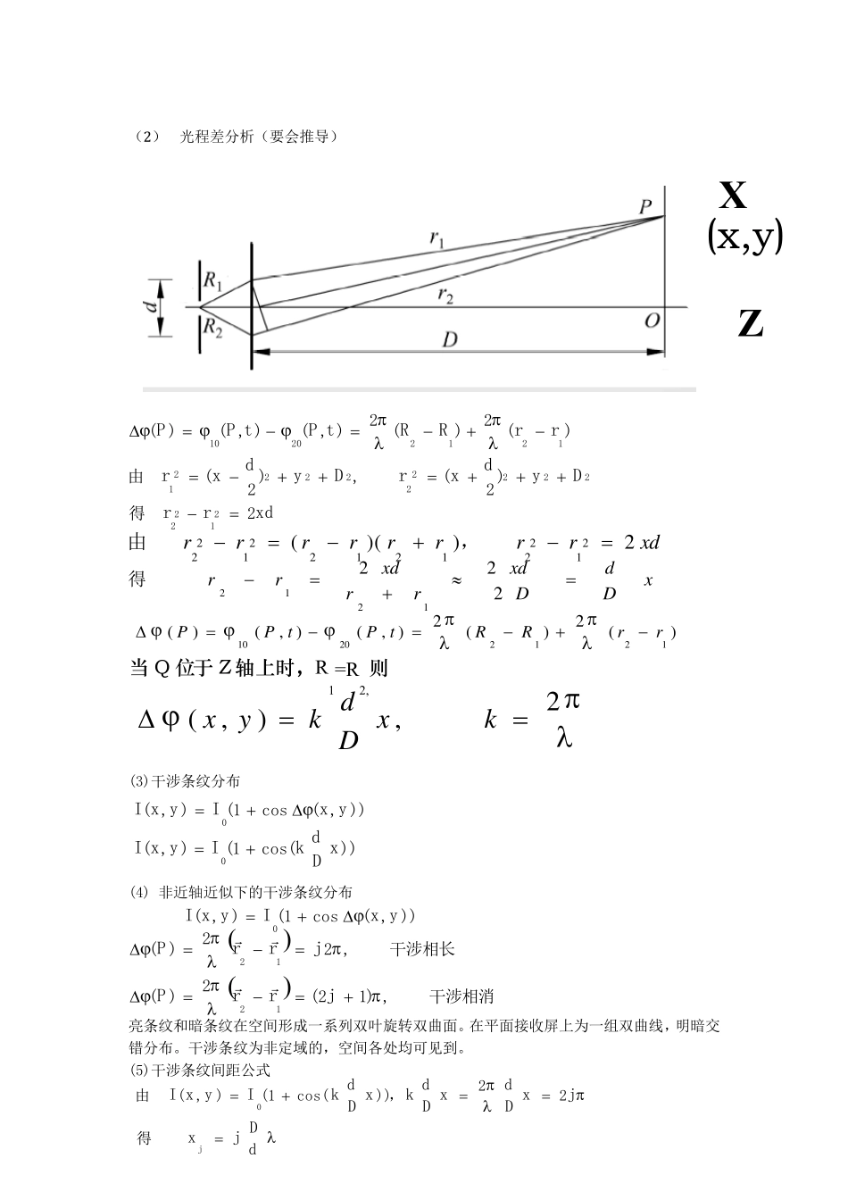 光的干涉知识点总结_第3页
