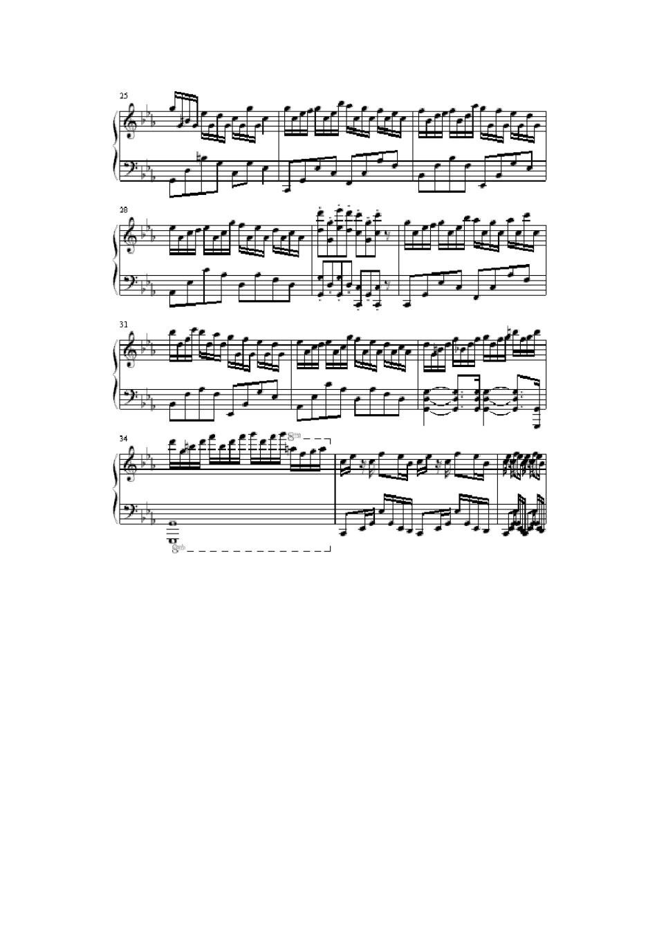 克罗地亚狂想曲马克西姆CroatianRhapsodyMacksim钢琴谱_第3页