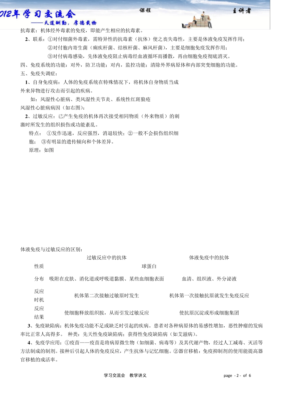 免疫调节专题复习_第2页