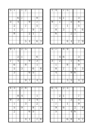 免费下数独题目100+44道