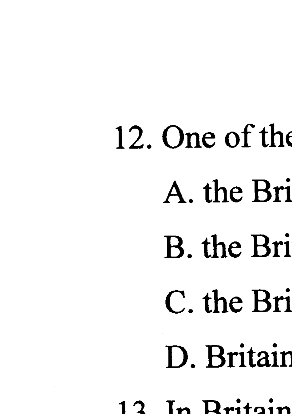 全国2013年7月自考英语国家概况试题课程代码：00522_第3页