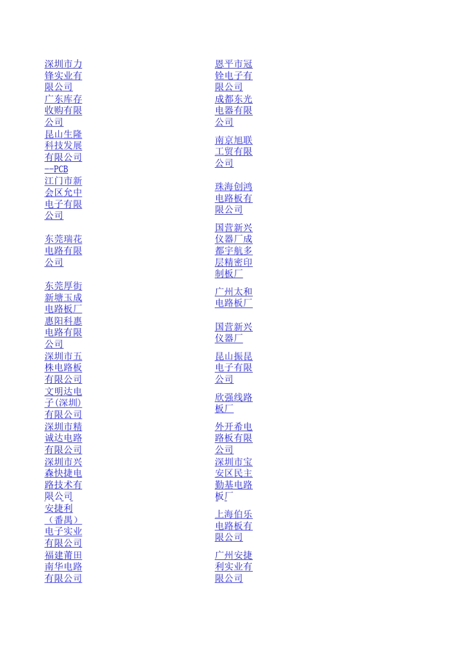 全国PCB厂家_第3页