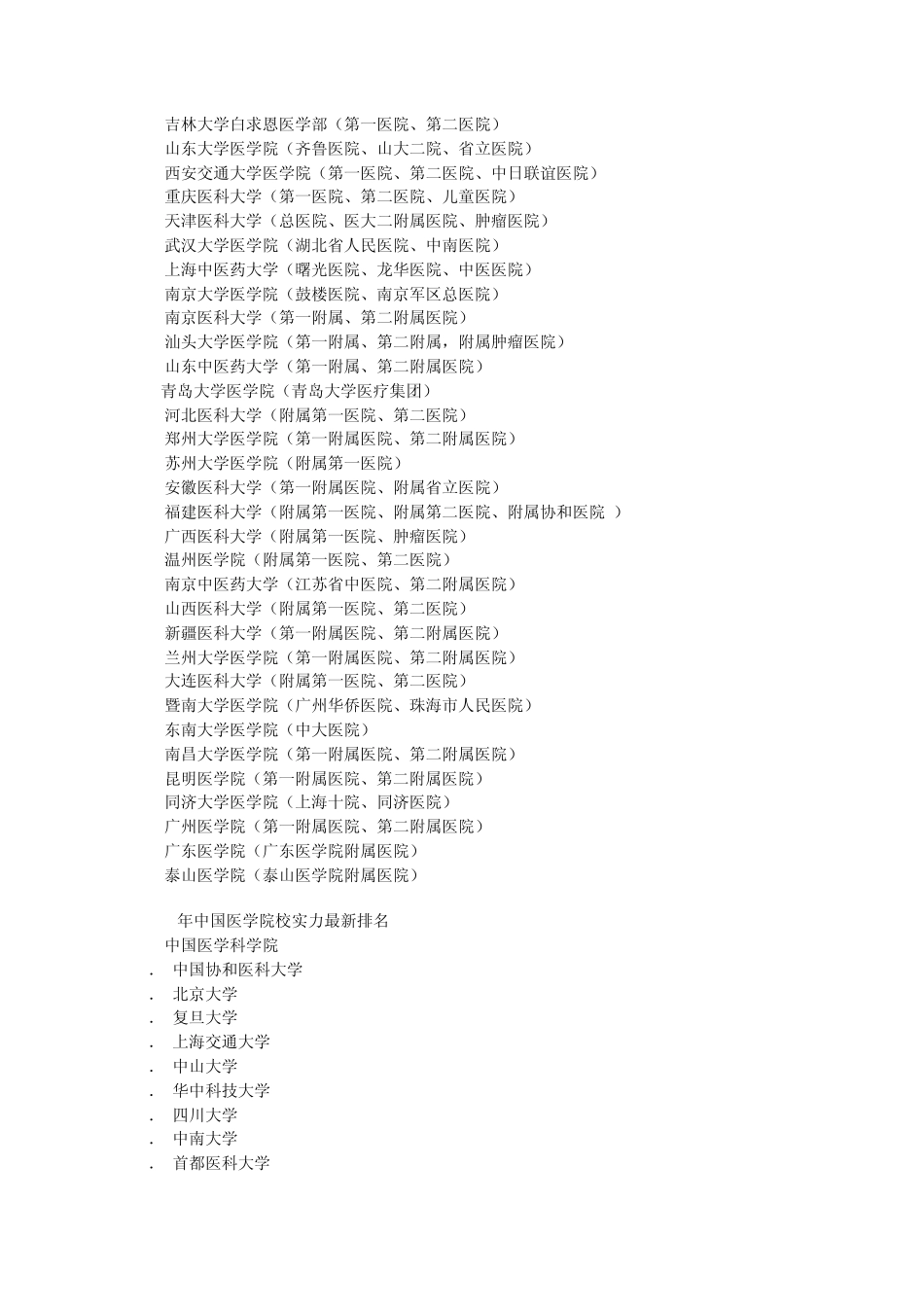 全国中医院校排名_第3页