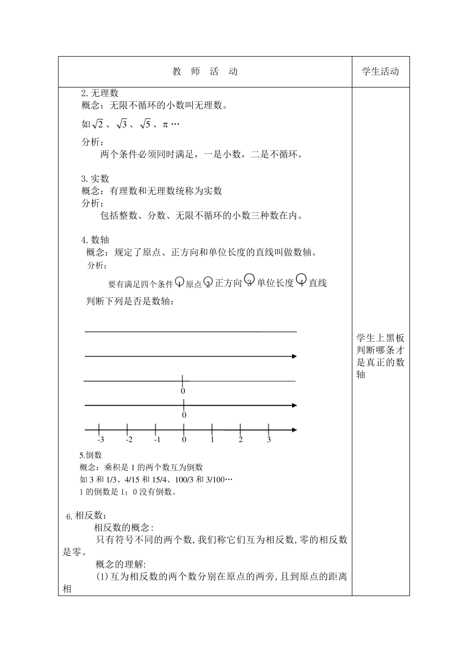 全国中等职业技术学校通用教材(第五版)数学教案_第1章_第2页