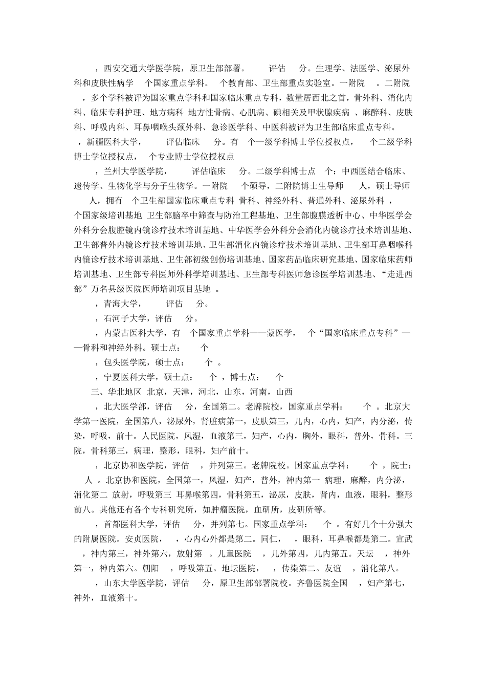 全国医学院校专业排名_第2页