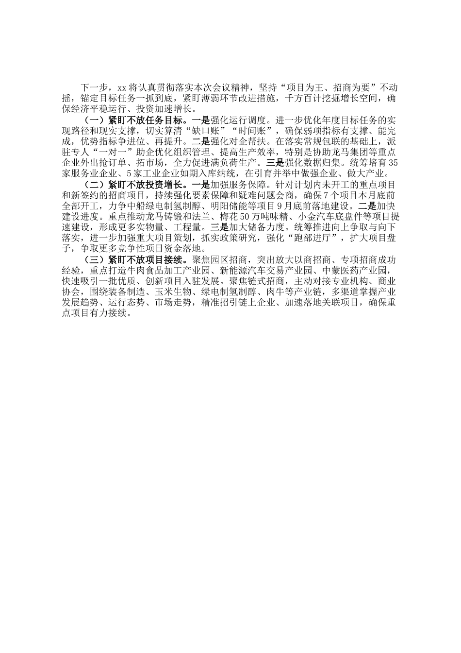 县长在全市2024年度重点项目工作汇报会上的发言_第2页