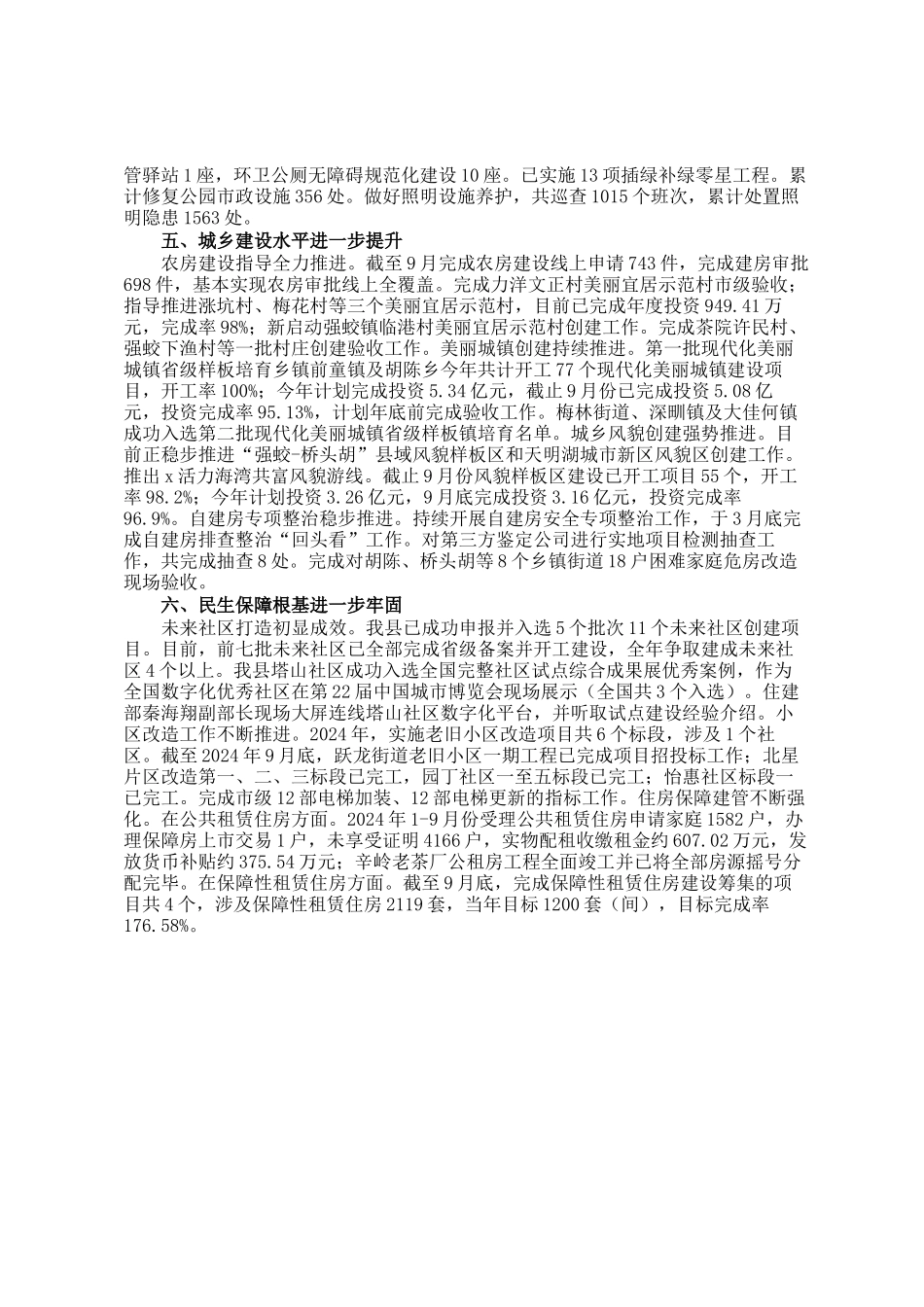 县住建局2024年工作总结_第2页