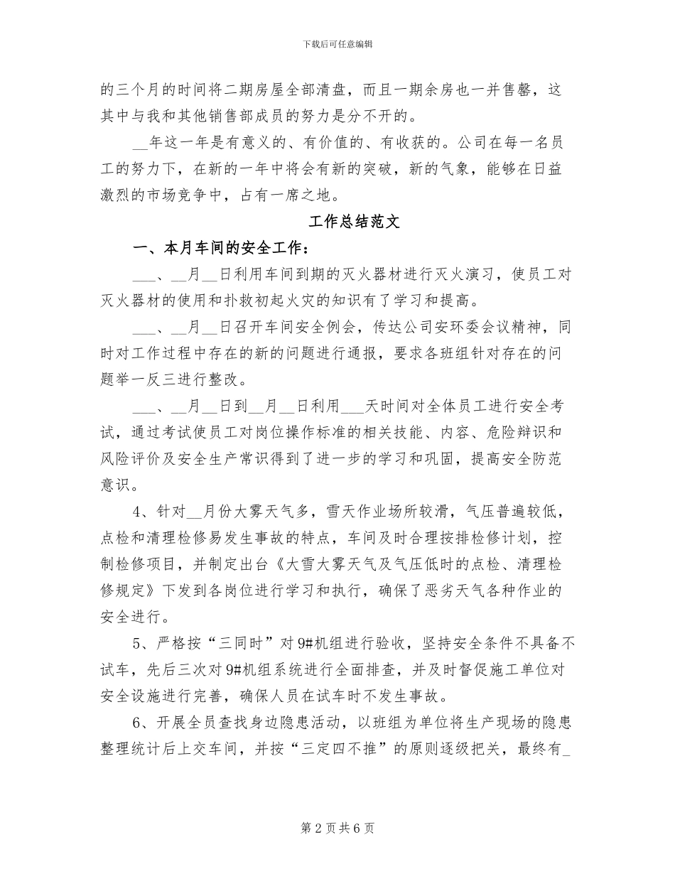 销售员2024工作总结范文_第2页