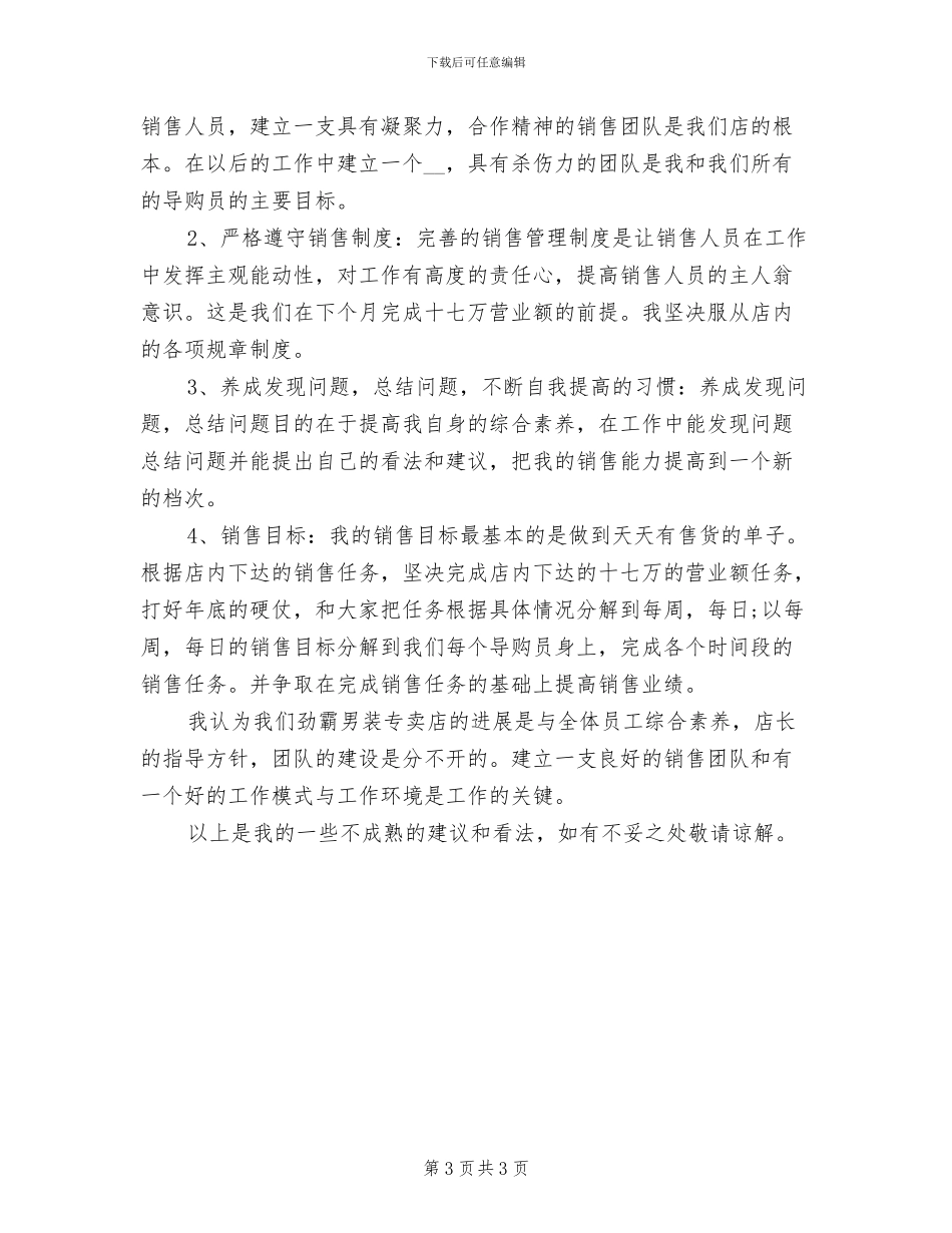 销售新员工试用期工作总结2024年_第3页