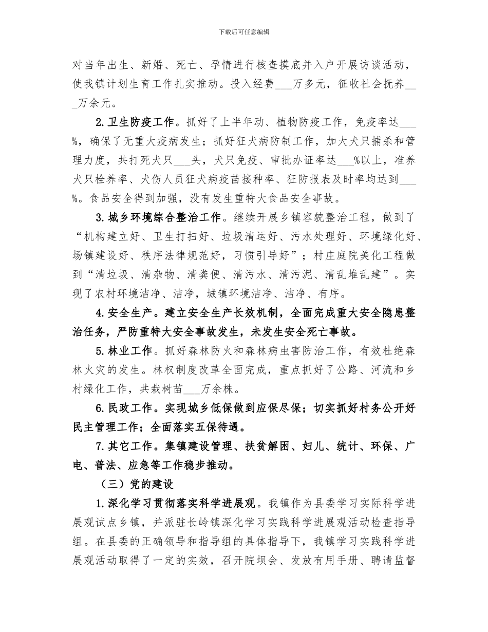 镇政府2024年工作总结_第3页