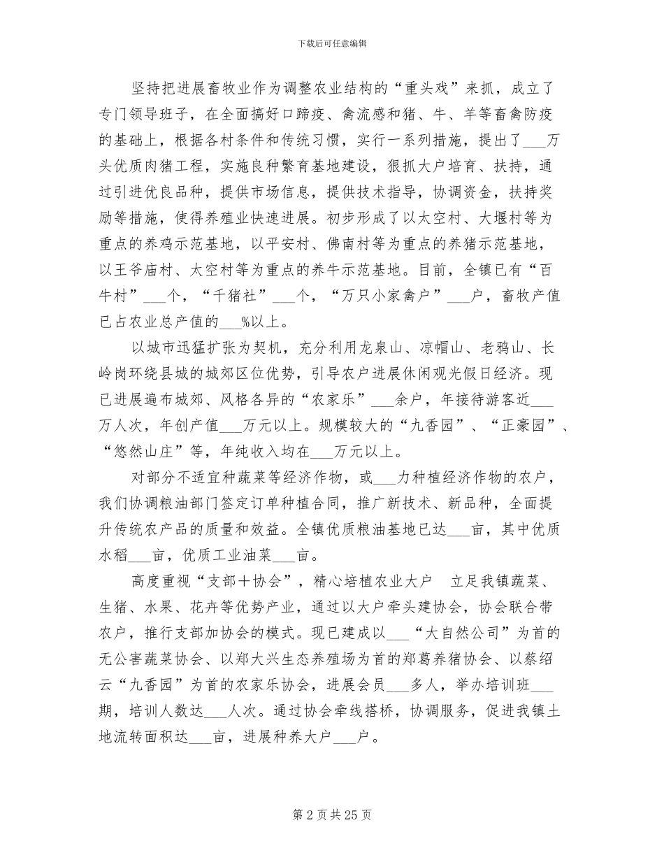 镇政府2024年度工作总结_第2页