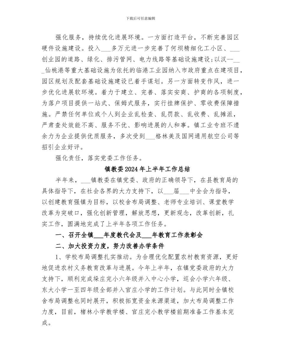 镇政府副镇长2024终总结_第3页