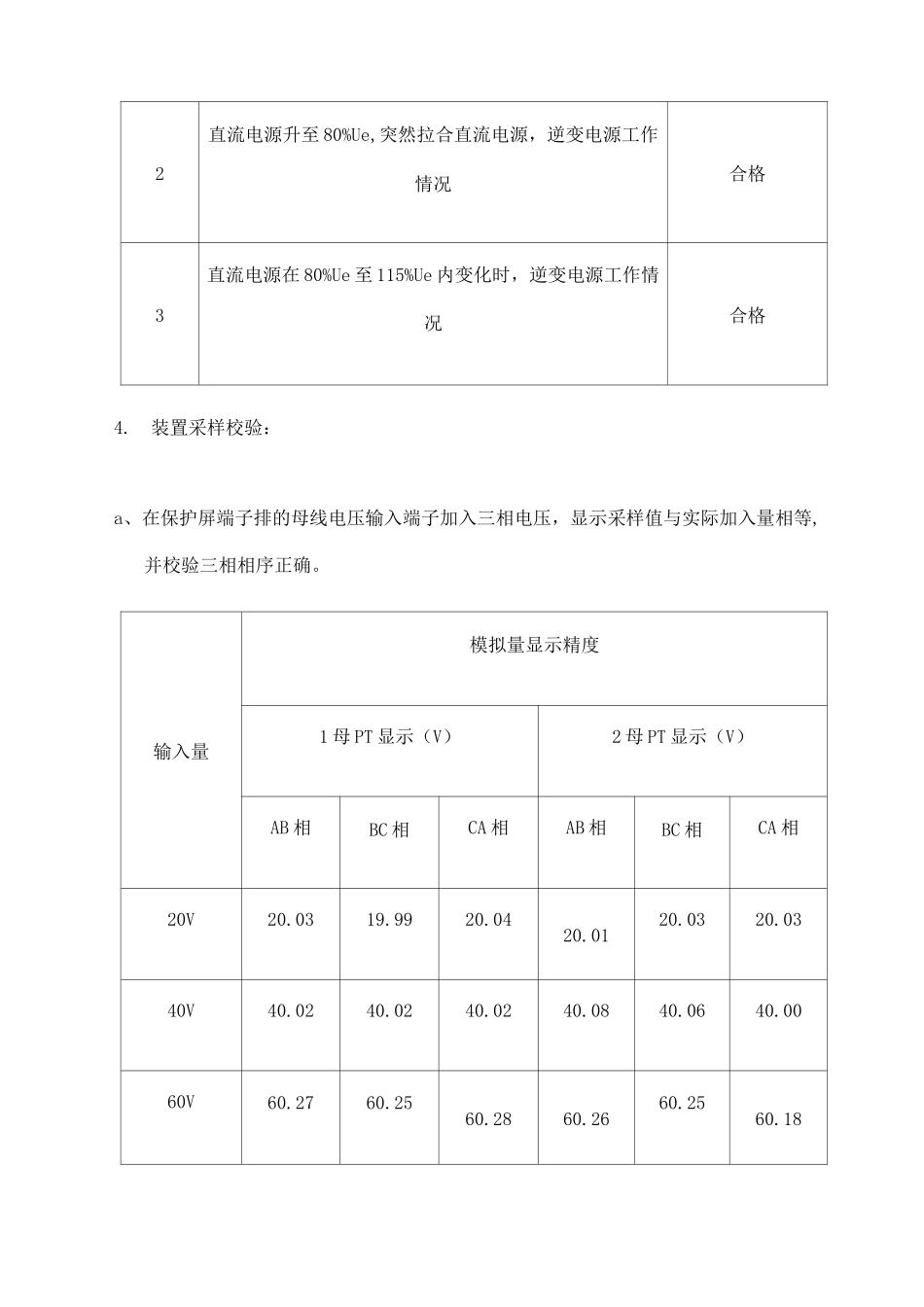 备自投试验报告_第2页