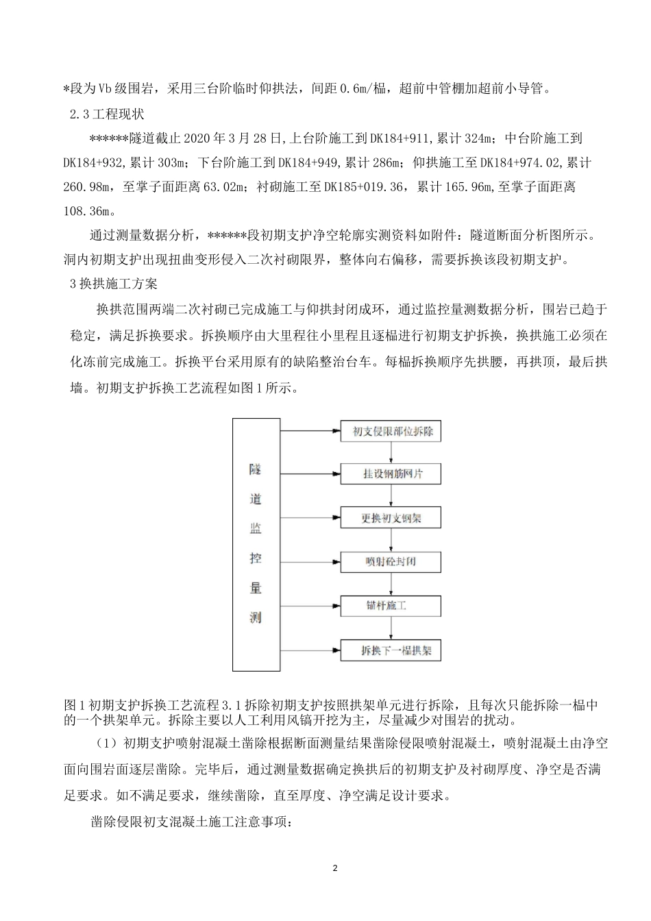隧道隧道换拱施工方案_第2页