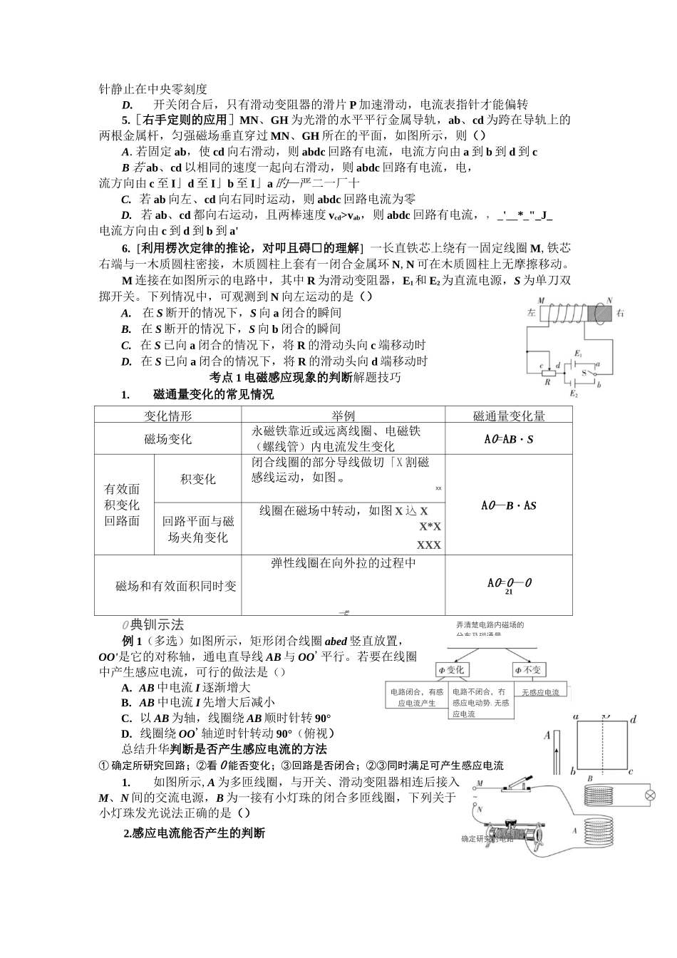 第1讲电磁感应现象楞次定律_第3页