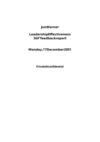 领导力360度评估报告