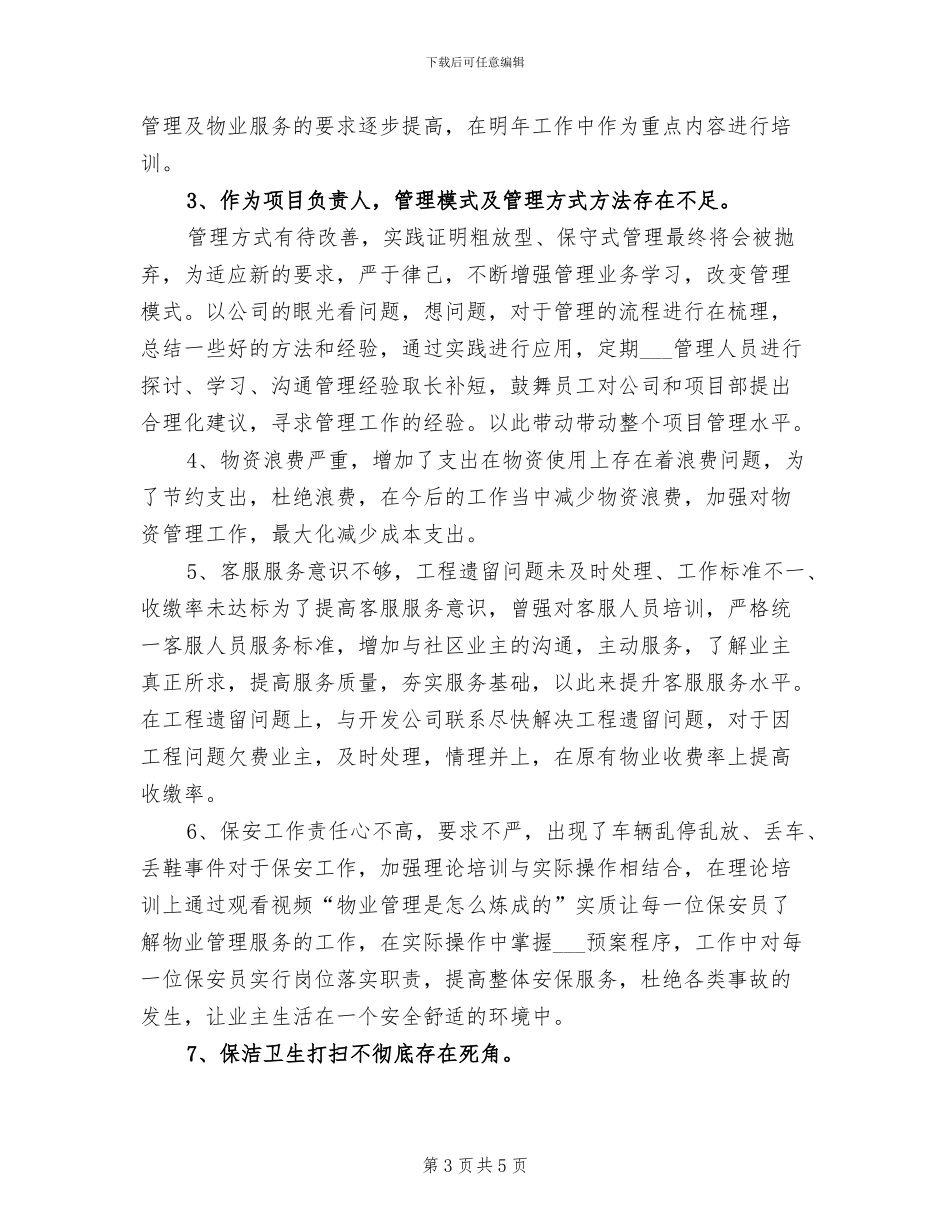 项目负责人2024年工作总结_第3页