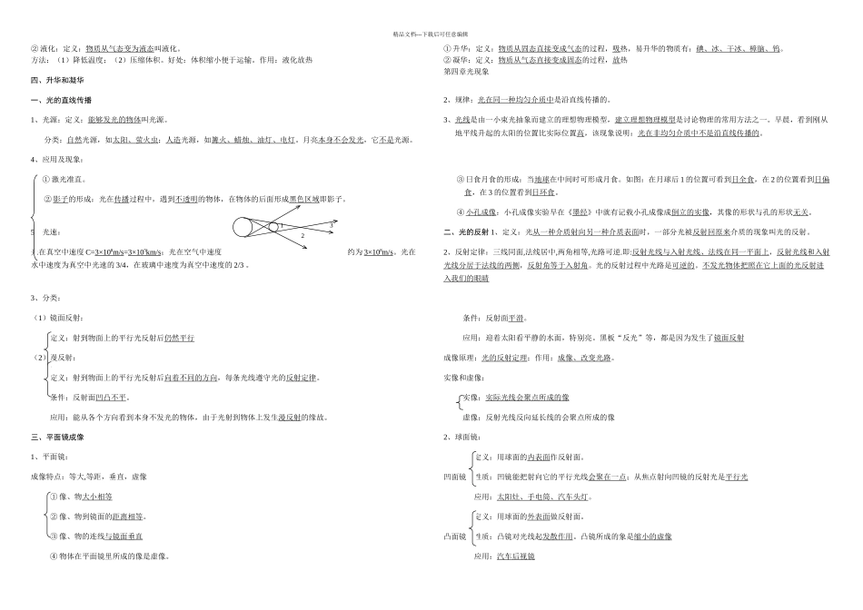 2024年八年级上册物理复习提纲_第3页