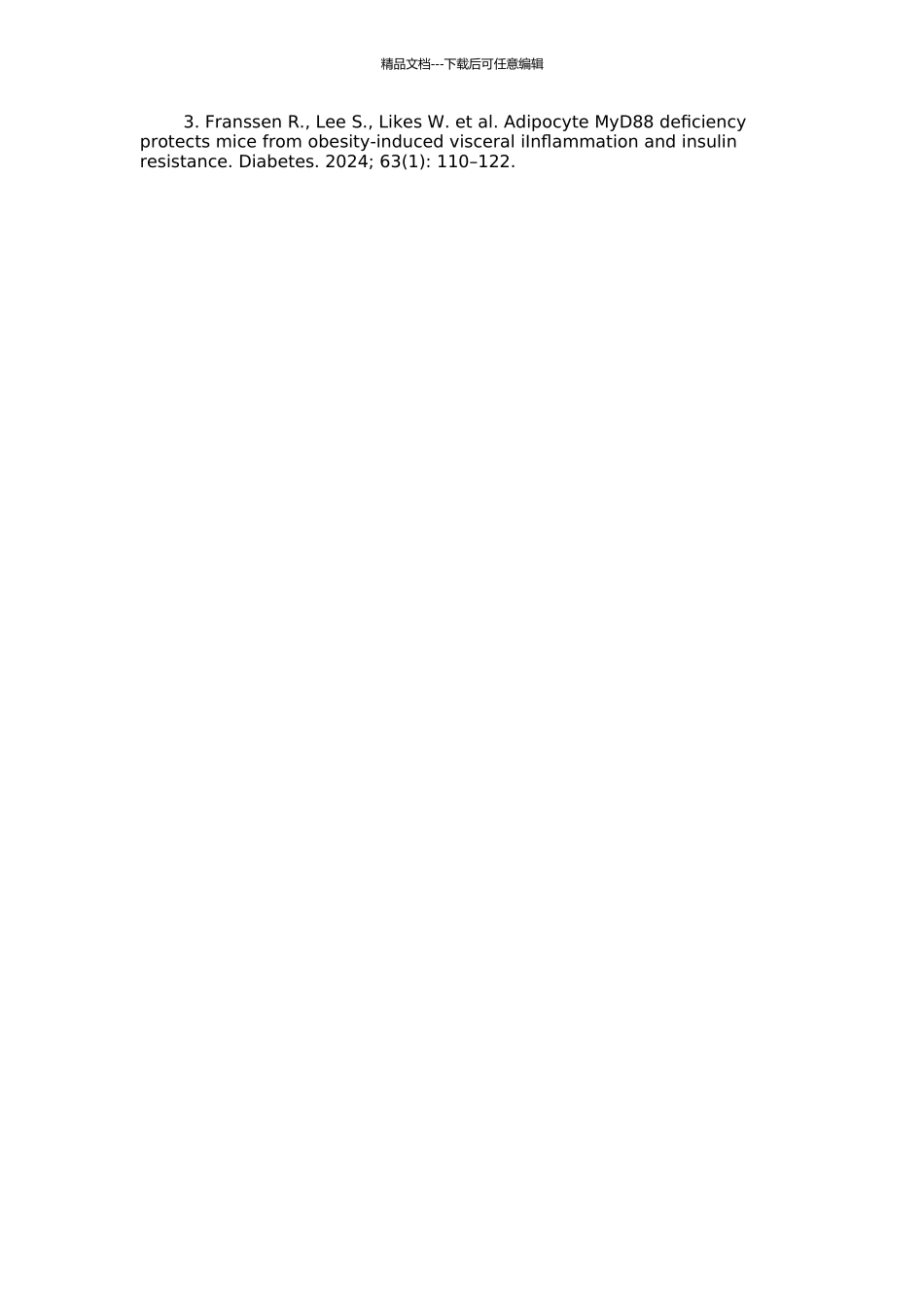 2型糖尿病大鼠内脏脂肪组织Visfatin-mRNA表达的研究的开题报告_第2页