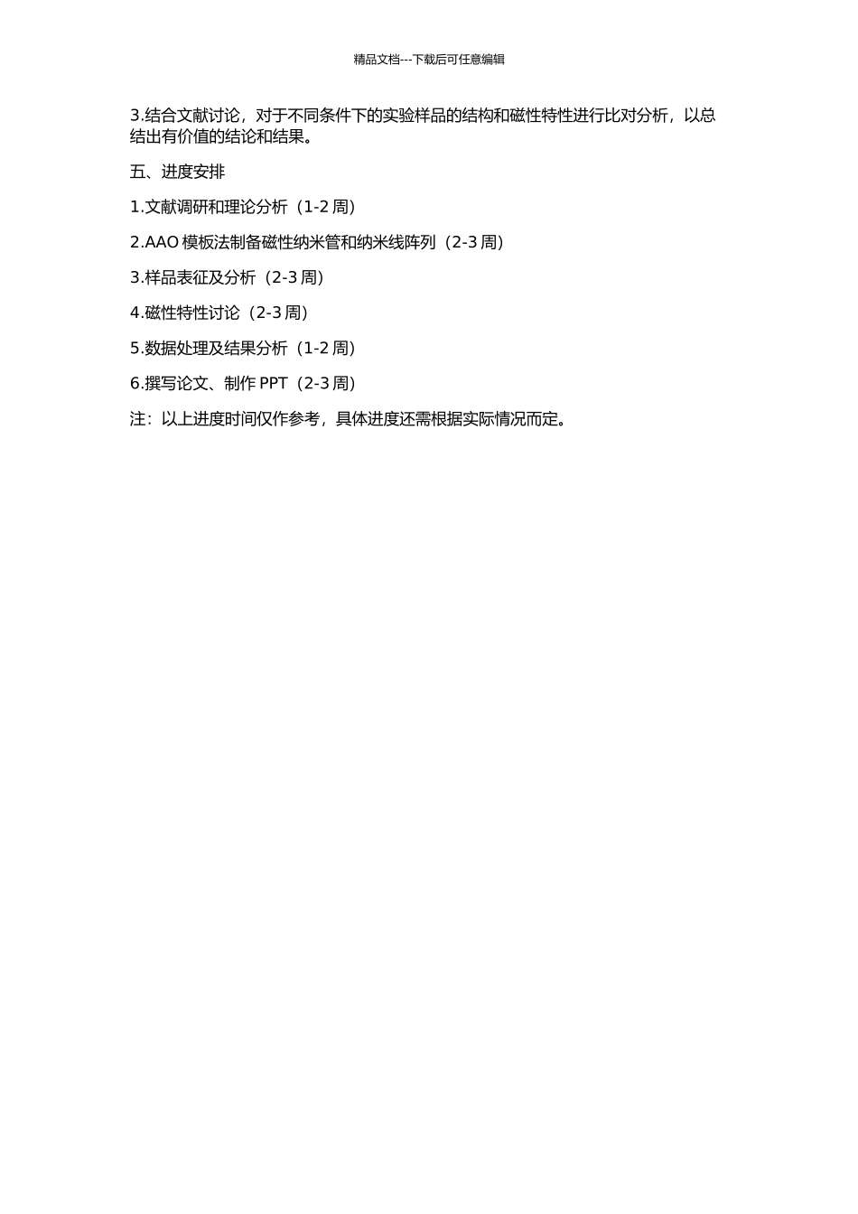 AAO模板法制备的一维磁性纳米管及纳米线阵列的结构与磁性的开题报告_第2页