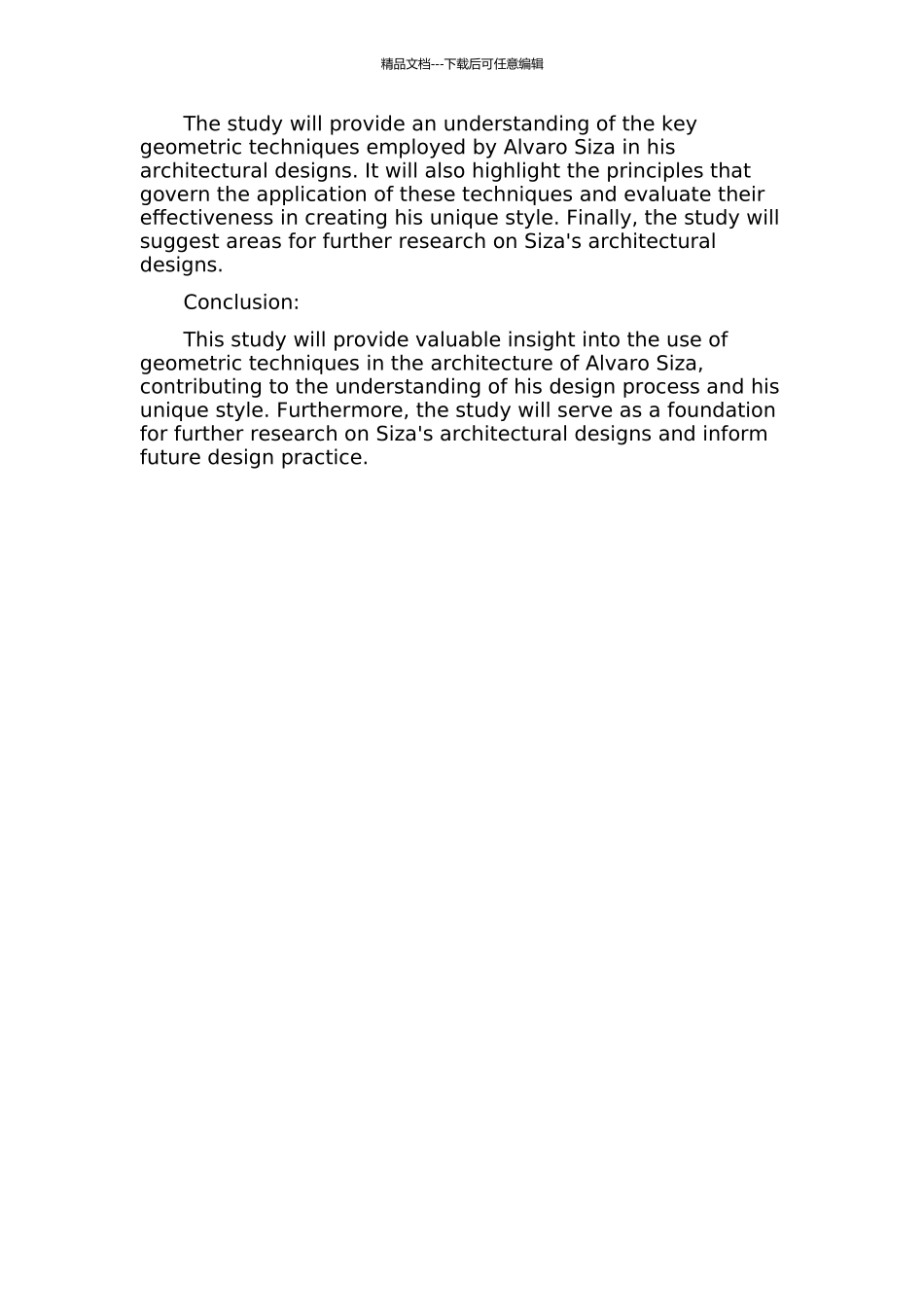 Alvaro-Siza建筑作品的几何手法研究的开题报告_第2页