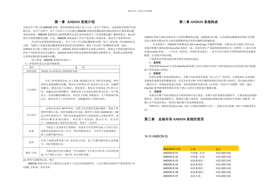 ANDON系统操作维护说明手册正文_第3页