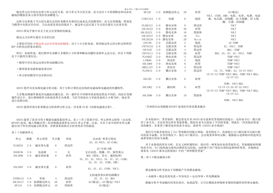 ANSYS电磁场分析指南D_第2页
