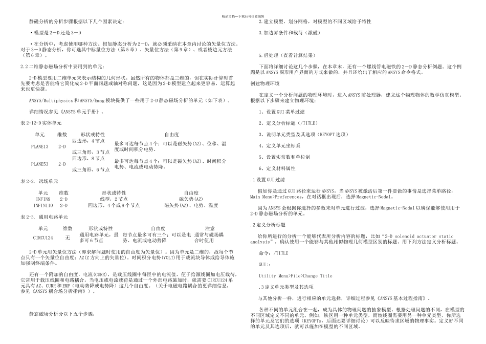 ANSYS电磁场分析指南D_第3页
