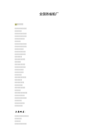 全国各省船厂