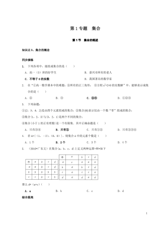 全国名校高中数学题库集合