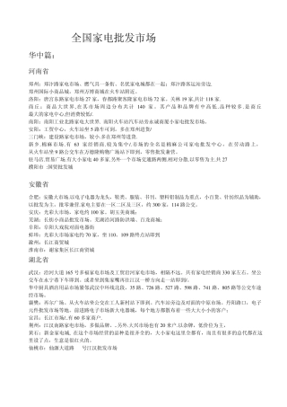 全国家电批发市场(修正版)