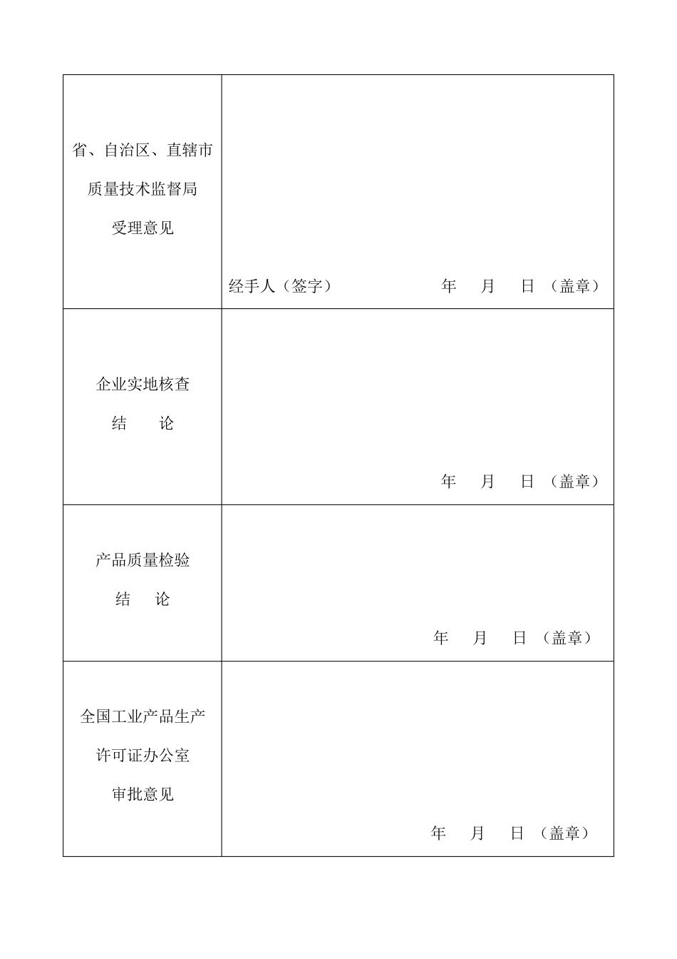 全国工业产品生产许可证申请表(新1)_第3页