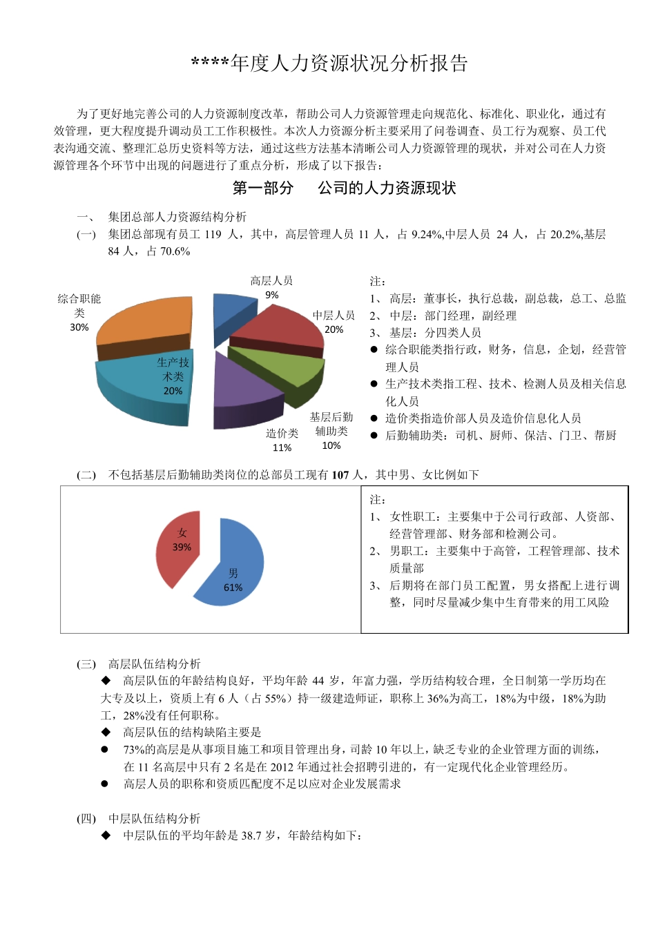 公司年度人力资源状况分析2013_第1页