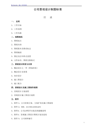 公司景观设计制图标准终稿(2012更新)