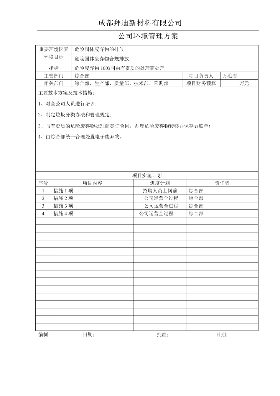 公司环境管理方案_第3页