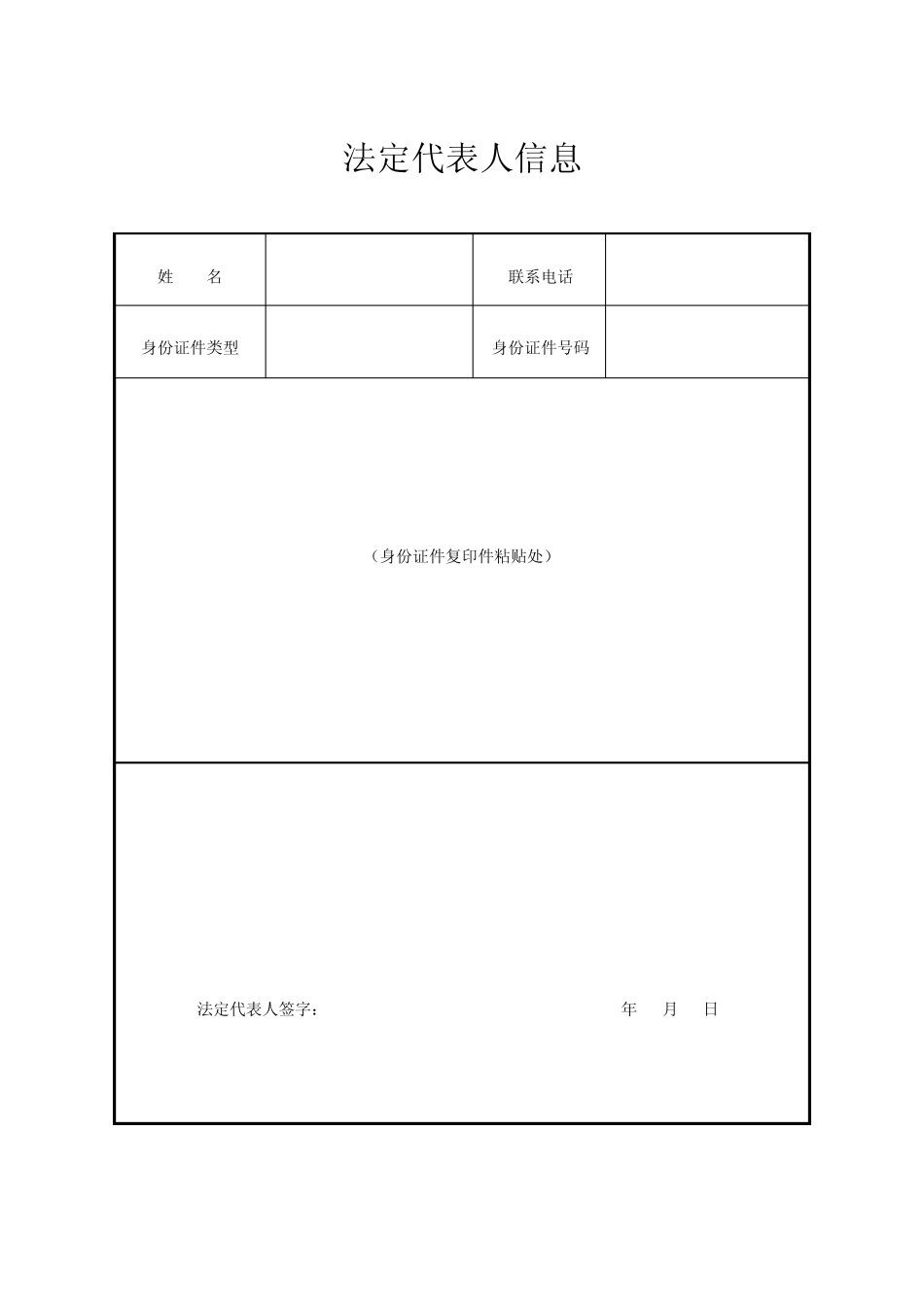 公司登记申请表_第3页