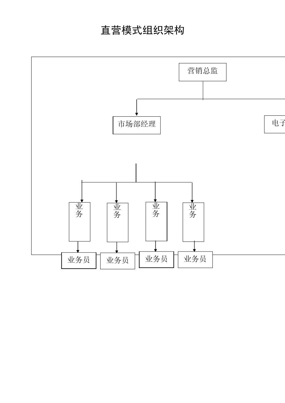 公司直营模式组织架构_第1页