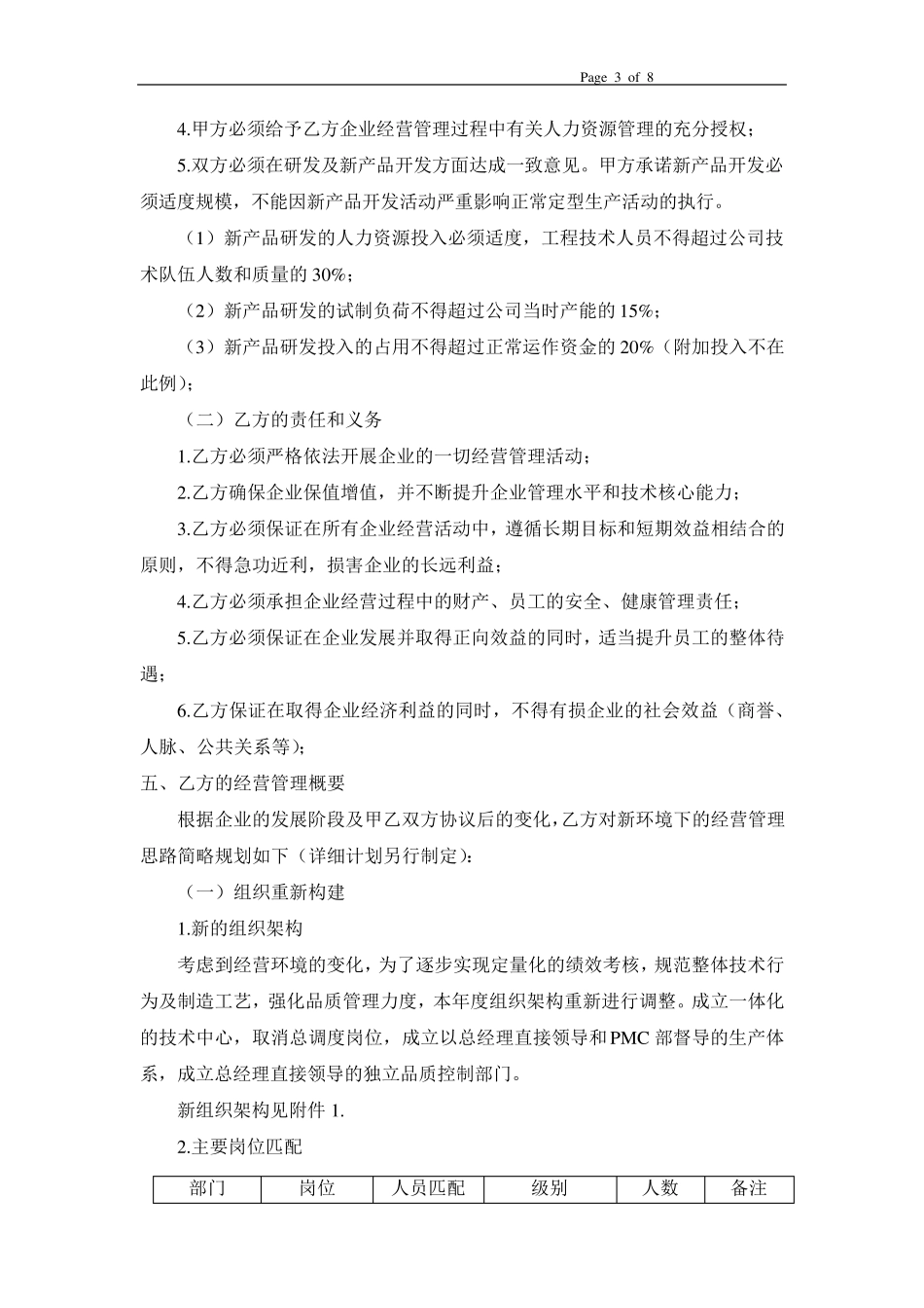 公司经营管理协议_第3页