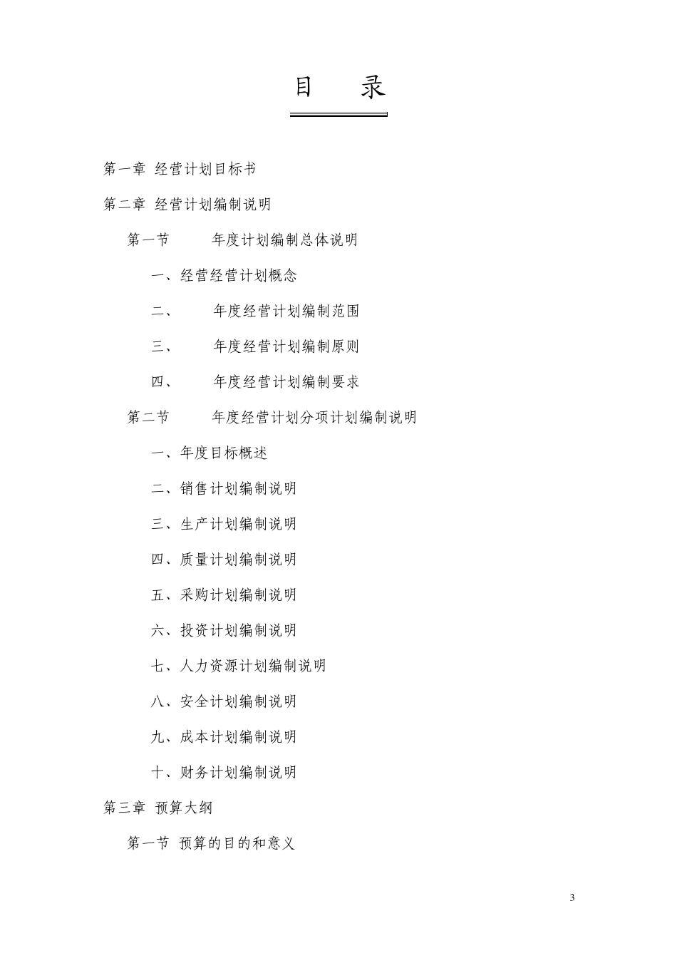 公司经营计划与预算手册_第2页