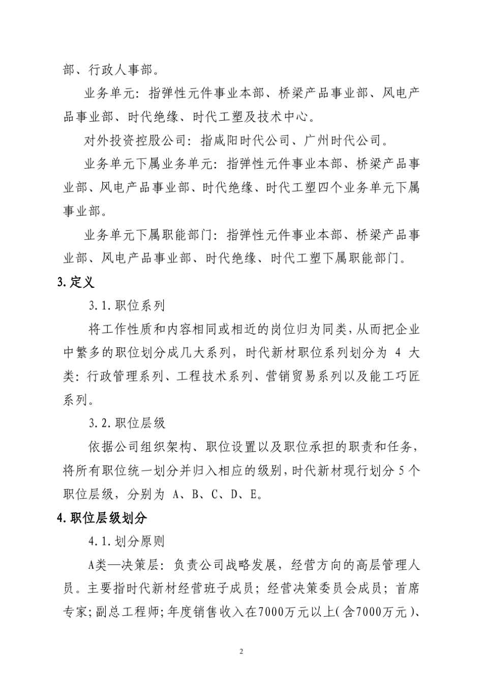 公司职位层级管理规定_第2页