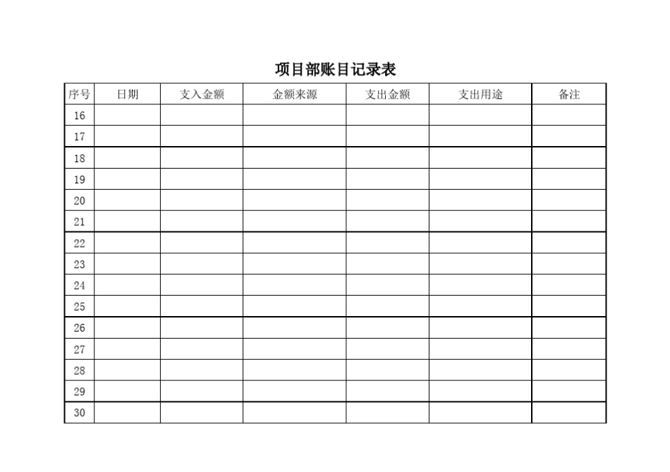 公司账目记录表_第2页