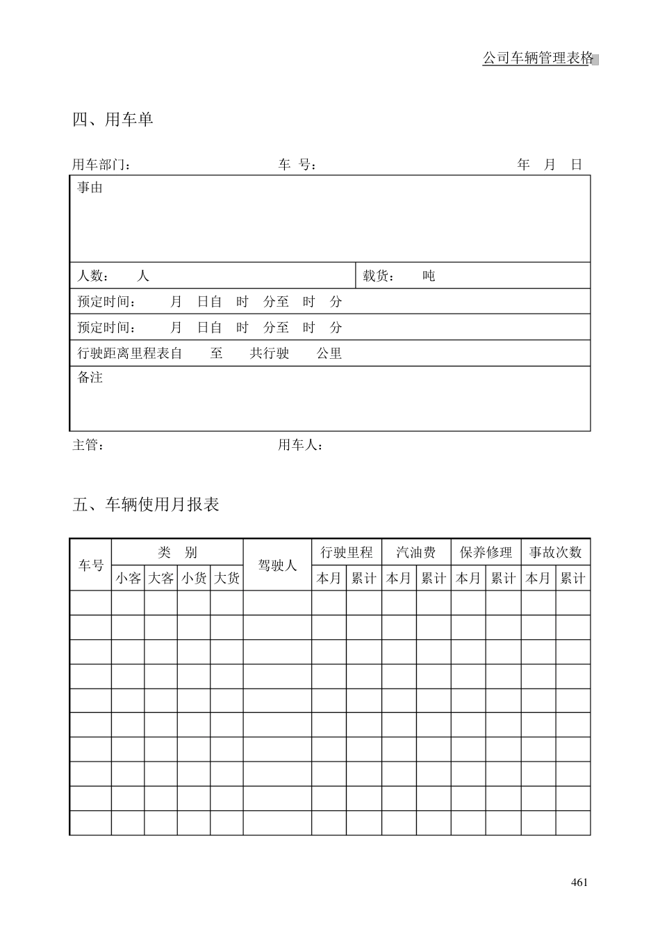 公司车辆管理表格_第3页