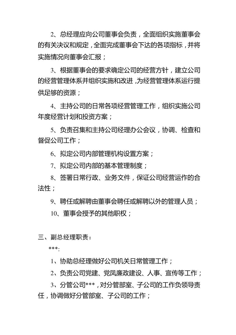 公司领导班子责任分工_第2页