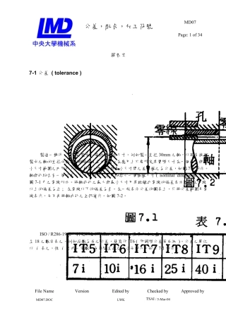 公差配合加工符号