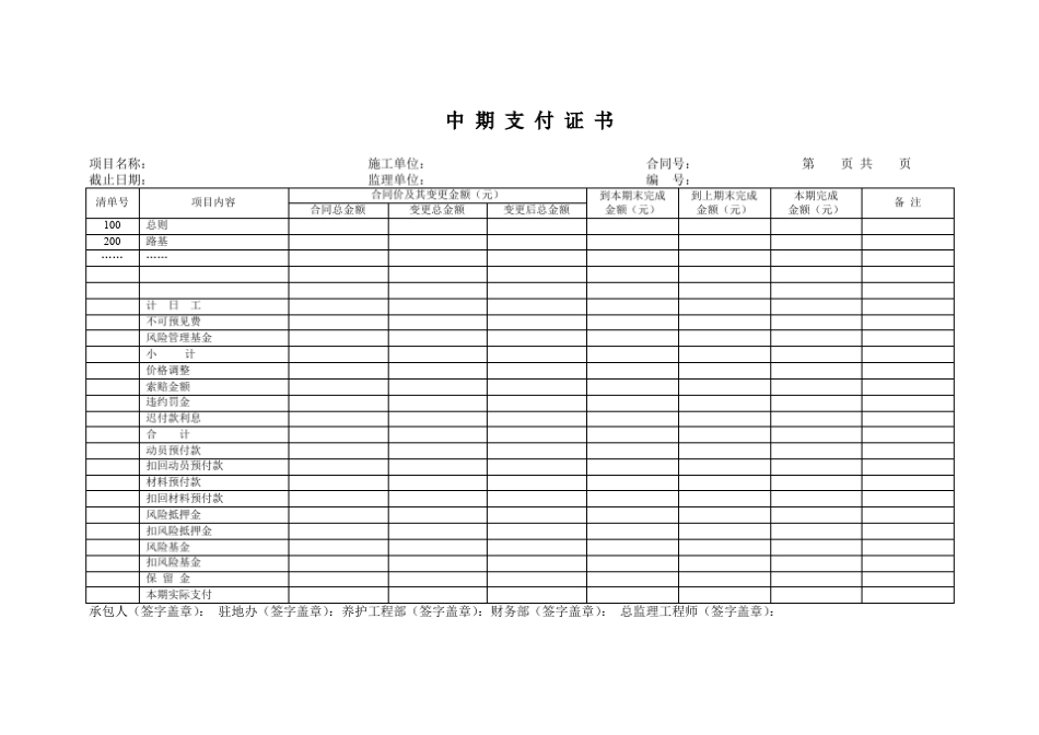 公路工程计量支付用表_第3页