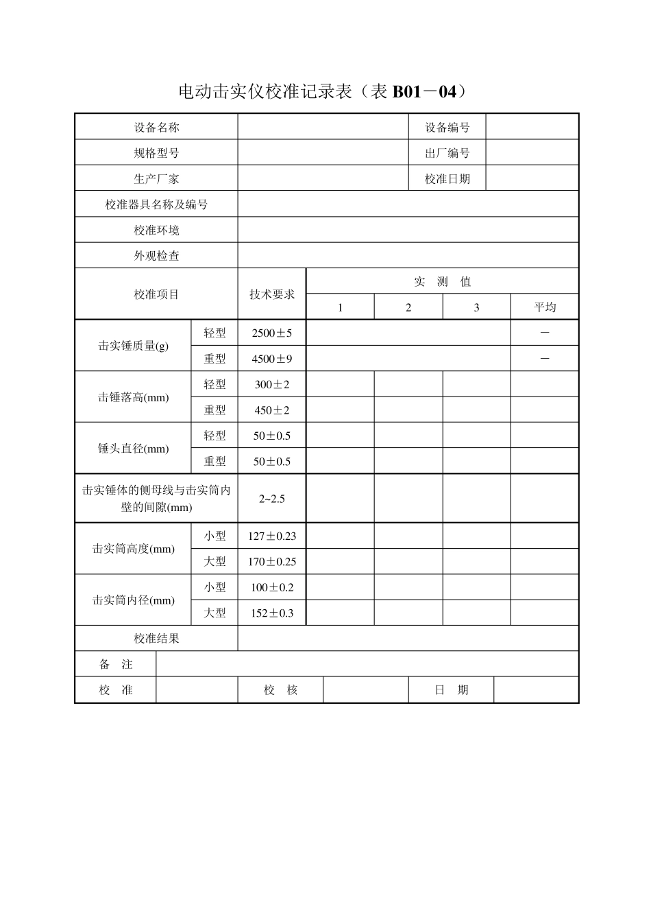 公路工程试验检测仪器设备自校记录、指南_第3页