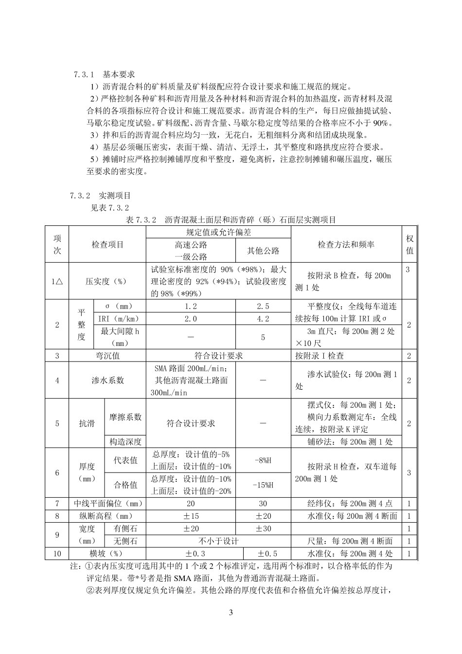 公路工程质量检验评定标准7路面工程_第3页